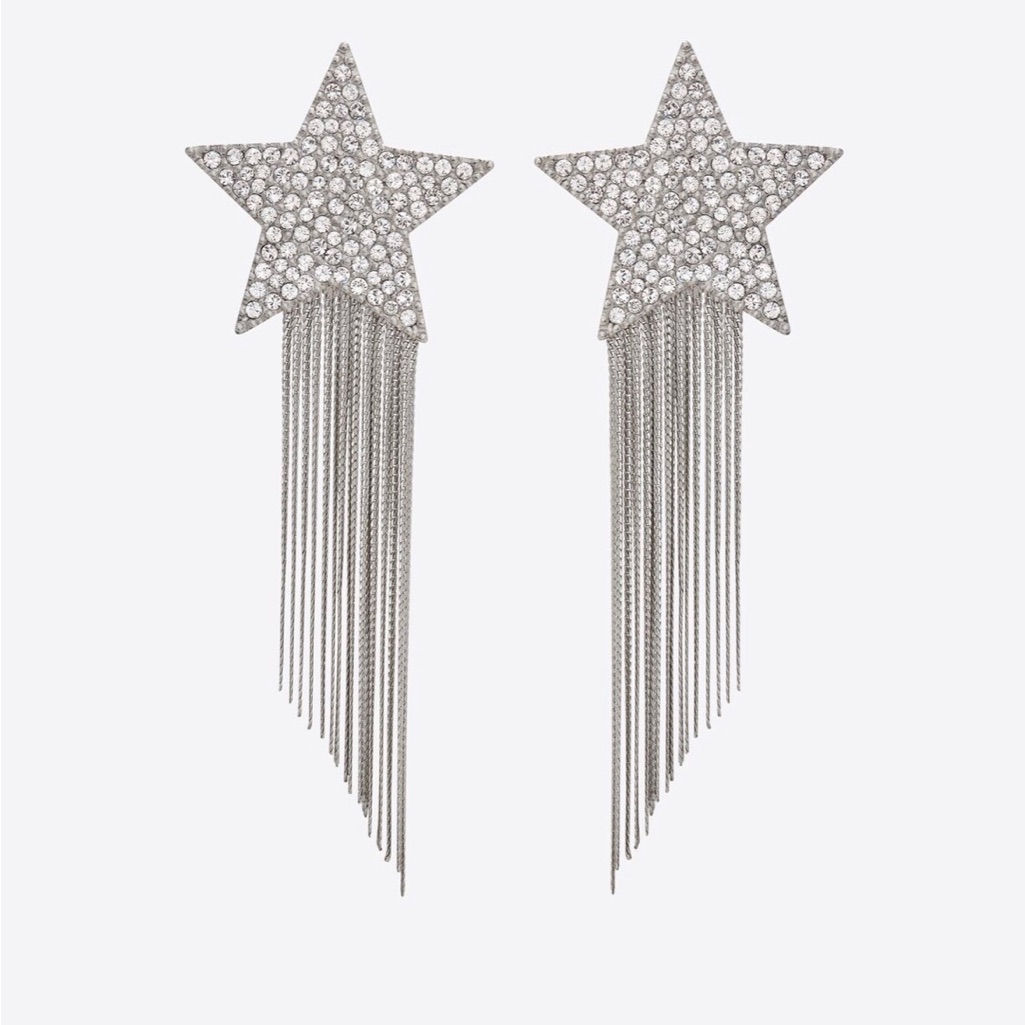 Saint Laurent Star Earring In Excellent Conditions 695$